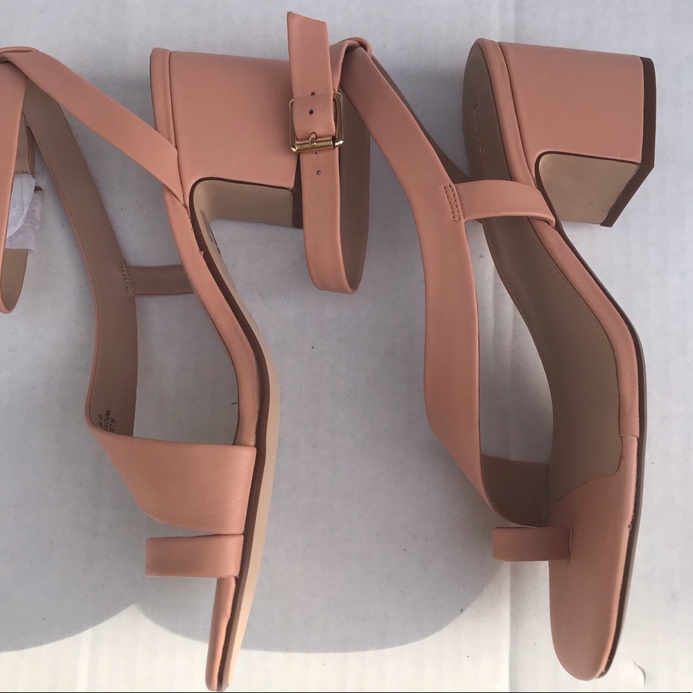 Bcbgeneration Sandals Leather Upper Blocked Heel - image 4